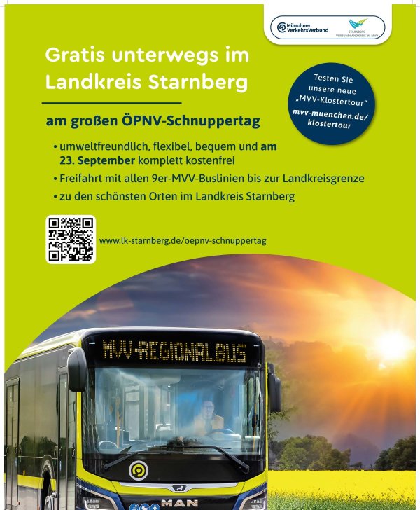 Gratis Bus fahren am ÖPNV-Schnuppertag